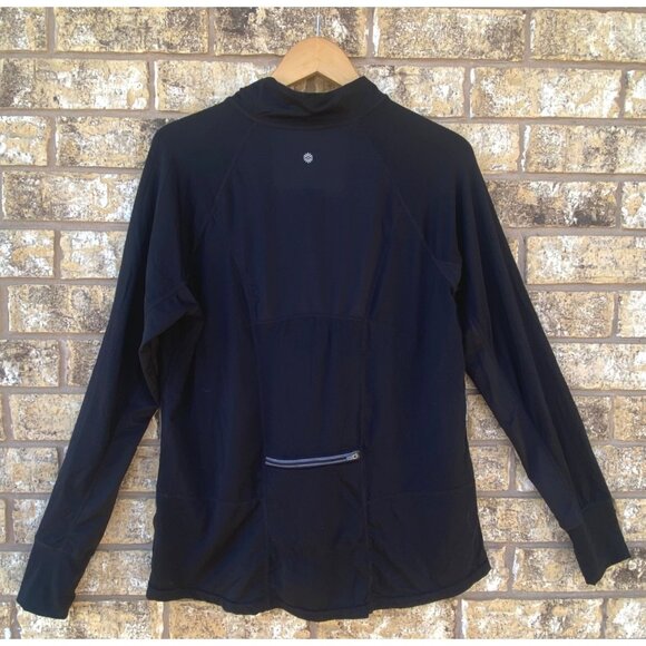 size xxl Tangerine lightweight pullover 1/2 zip athletic top shirt running (back - Picture 1 of 4